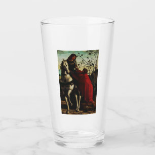 Verre Saint Martin de Tours partageant son manteau Beaux
