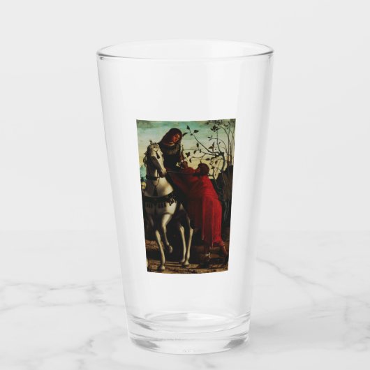 Verre Saint Martin de Tours partageant son manteau Beaux (Devant)
