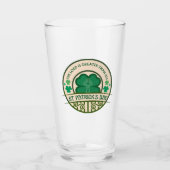 Verre Saint Patrick’s Day (Devant)