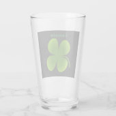 Verre Saint Patrick, Shamrock vert (Dos)
