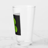 Verre Saint Patrick, Shamrock vert (Gauche)