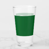 Verre Saint Patrick's Day Drôle Shamrock Coeur irlandais (Dos)