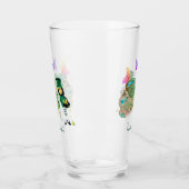Verre Saint Patrick's day Leprechaun avec texte (Gauche)