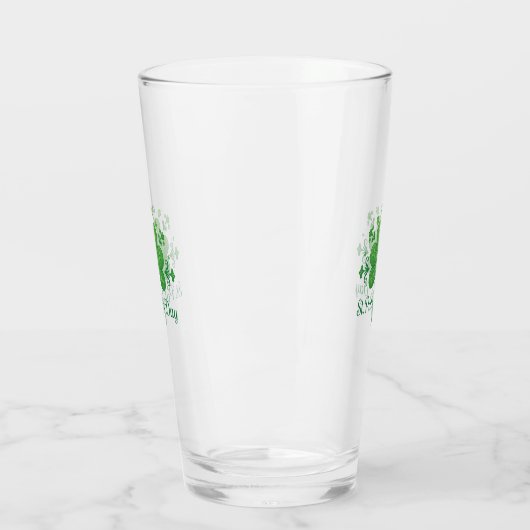 Verre Saint Patrick's Day Motif (Gauche)
