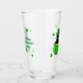 Verre Saint Patrick's Day Shamrock Pot of Gold Black Cat (Gauche)