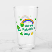 Verre Saint Patrick's Day Shamrock Pot of Gold Celtic Kn (Dos)
