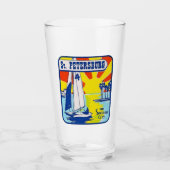 Verre Saint-Pétersbourg, Floride - Pint Glass (Devant)