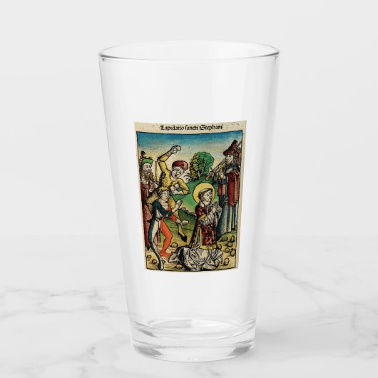 Verre Saint Stephen Protomartyr Premier martyr (Devant)