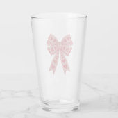 Verre Saint Valentin Coeur Coquette arc Retro Valentine (Dos)