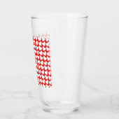 VERRE SAINT VALENTIN COEURS ROUGES ET BLANCS SAINT VALEN (Gauche)