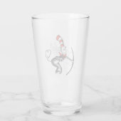 Verre Saint-Valentin de Dr. Seuss | Cupidon le Chat dans (Dos)
