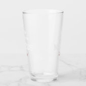 Verre Saint-Valentin houblonnée | Monogramme pour lui (Gauche)