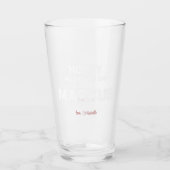 Verre Saint-Valentin houblonnée | Monogramme pour lui (Devant)