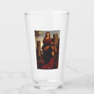 Verre Sainte-Barbe Icône Sacrée Art Graphique
