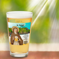 Sainte Brigitte d'Irlande et son lac de bière