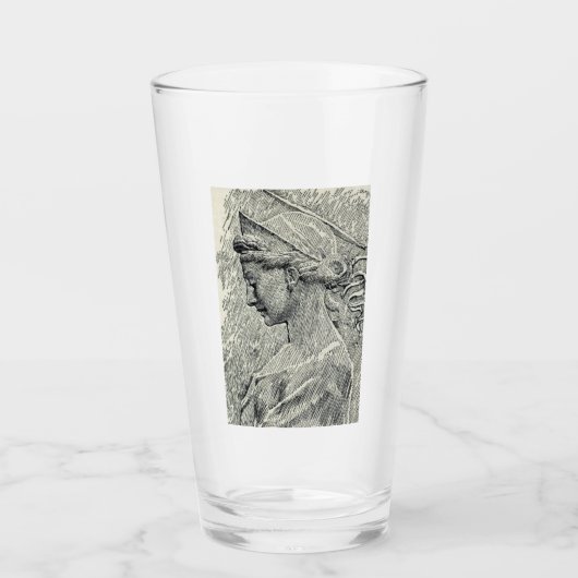 Verre Sainte Cecilia Vierge et martyr (Devant)