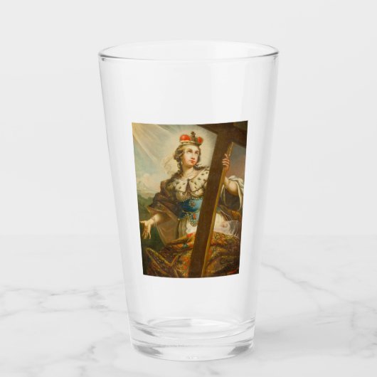 Verre Sainte-Hélène de Constantinople avec croix (Devant)