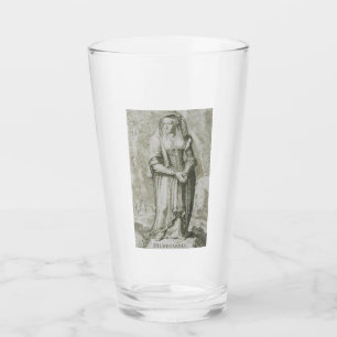 Verre Sainte Hildegarde de Bingen Art Mystique Médiéval