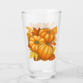 Verre Saison d'automne Halloween Citrouille Motif (Dos)