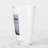 Verre Saison de hockey glace froid drôle Humour canard (Gauche)