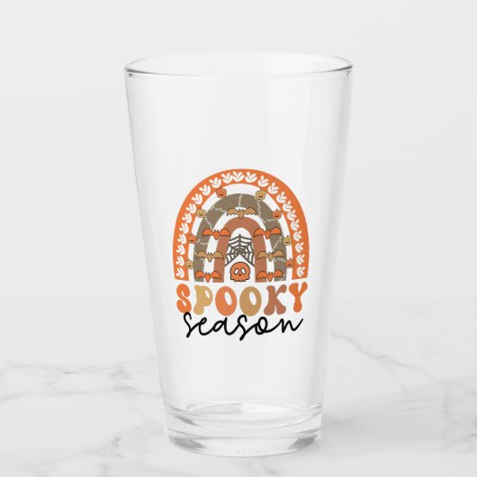 Verre Saison éffrayante Halloween Rainbow Fall (Devant)