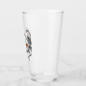 Verre Saison éffrayante Skeletons Danser (Gauche)