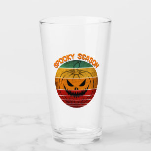 Verre Saison effrayante vintage