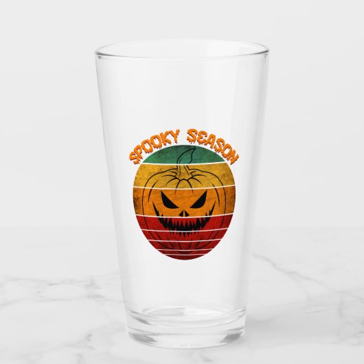 Verre Saison effrayante vintage (Devant)