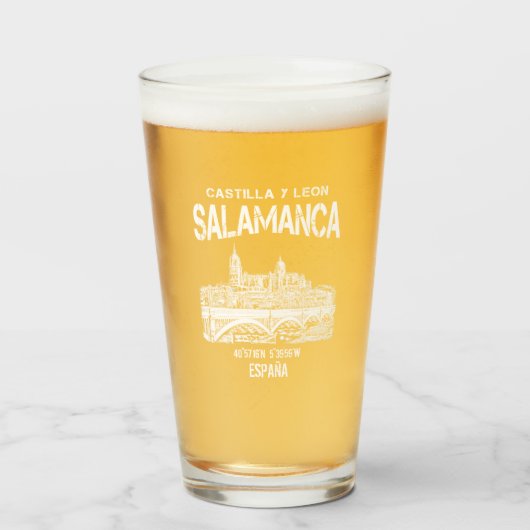 Verre Salamanque / Castille et Leon, Espagne (Devant (rempli))