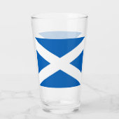 Verre Saltire ~ Drapeau de l'Ecosse (Dos)