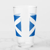 Verre Saltire ~ Drapeau de l'Ecosse (Droite)