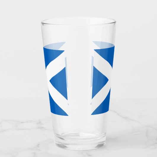 Verre Saltire ~ Drapeau de l'Ecosse (Droite)
