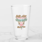 Verre Salty Cheveux Sandy Toile Tropical Summer Beach Li (Devant)