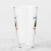 Verre Salutations à 10 ans heureux anniversaire ajouter  (Gauche)