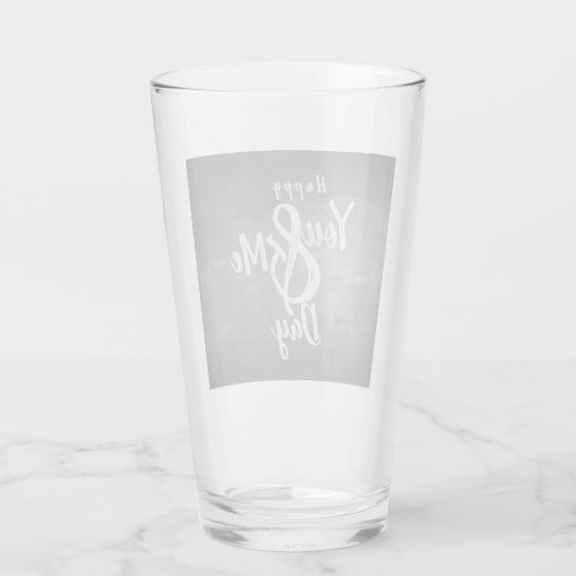 Verre Salutations anniversaire en mode tableau de bord (Dos)