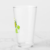 Verre Salutations avec Shamrock - Saint Patrick Day (Gauche)
