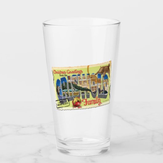 Verre Salutations de Noël de la famille Griswold (Devant)