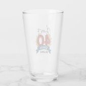 Verre Salutations jusqu'à 40 ans (Dos)