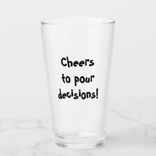 Verre Salutations pour les décisions !