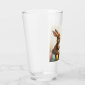 Verre Salutations printanières du lapin de Pâques (Droite)