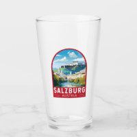 Salzbourg Autriche Travel Art Vintage