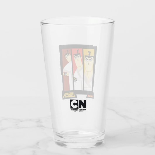 Verre Samurai Jack Caractère Tri-Panel Futuristic Frame (Dos)