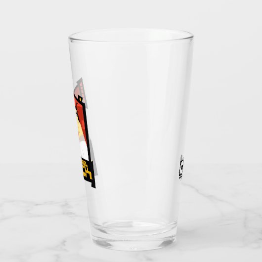 Verre Samurai Jack Souriant Futuristic Frame Graphic (Gauche)