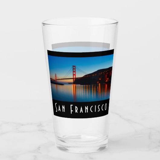 Verre San Francisco pittoresque (Devant)