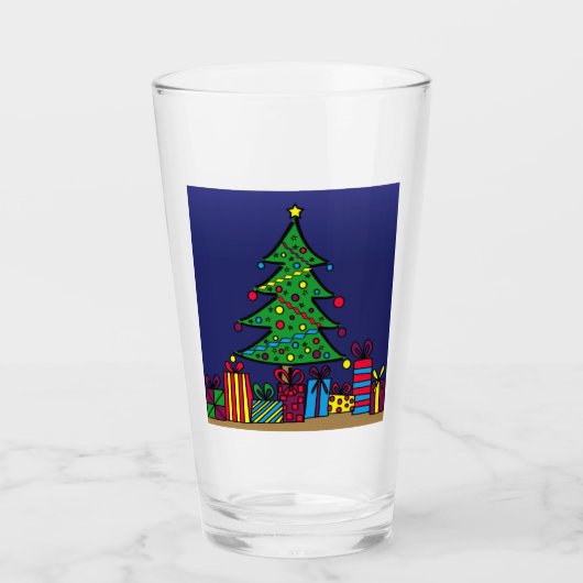 Verre sapin de Noël (Devant)