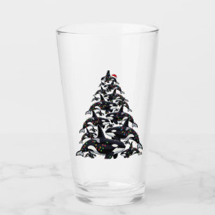 Verre Sapin de Noël orque pour l'amour de l'océan et de