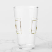 Verre Sapins de Noël en Or (Gauche)