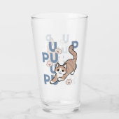 Verre Sauter Purr Jump : Conception de chat joueuse avec (Dos)