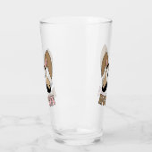 Verre Sauter sur le lapin de moustache (Gauche)