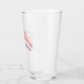 Verre Sauvez le dauphin rose (Gauche)